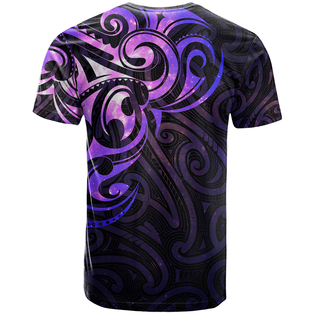 New Zealand T Shirt Maori Matariki Galaxy Sky Purple - Vibe Hoodie Shop