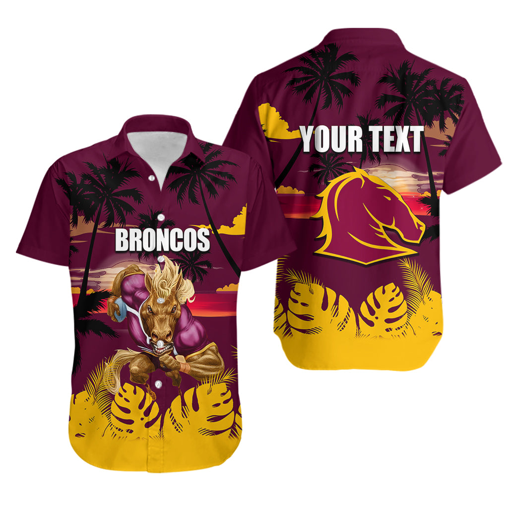 NRL Broncos Hawaiian Shirt Summer Vibe Style - Vibe Hoodie Shop