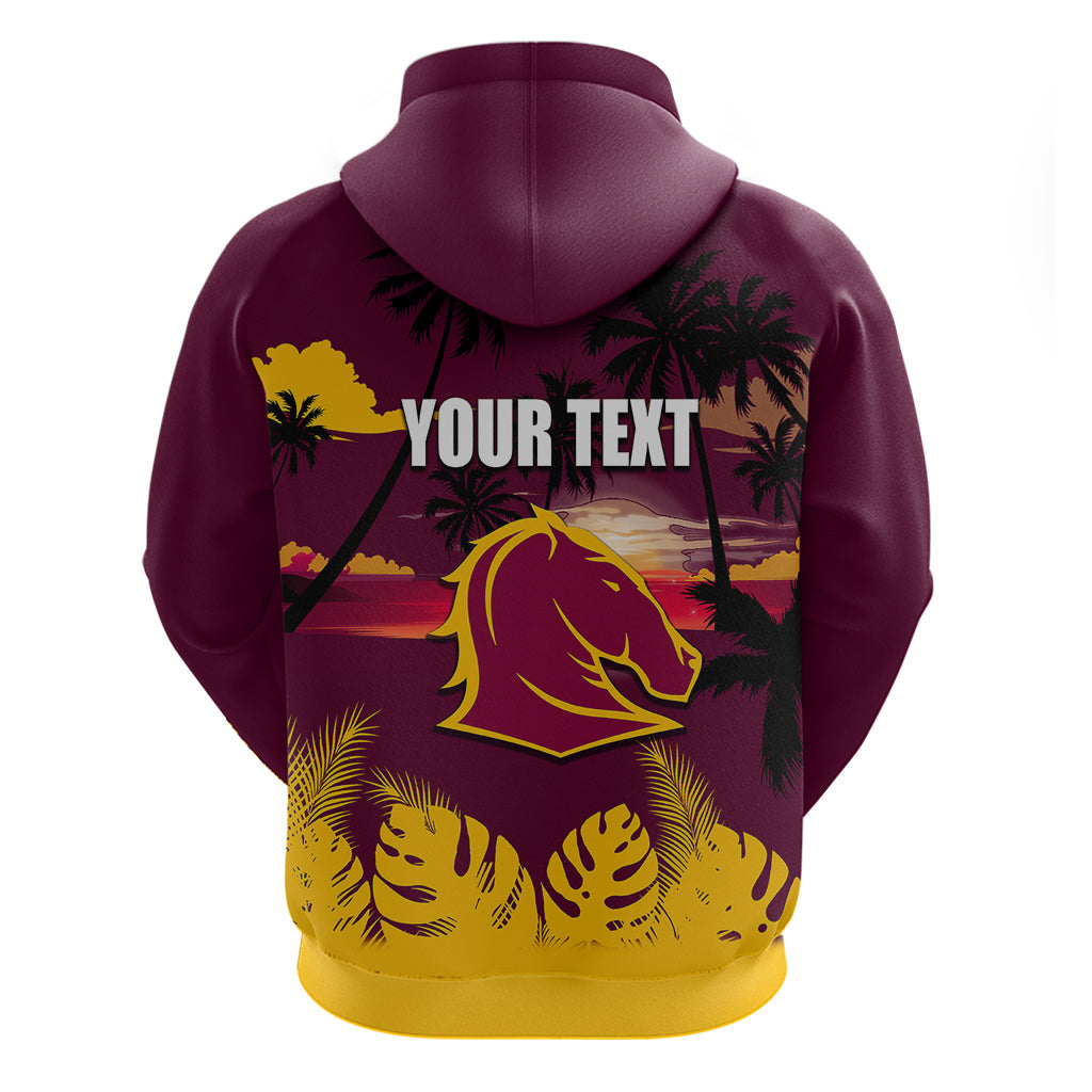 NRL Broncos Hoodie Summer Vibe Style LT6 - Vibe Hoodie Shop