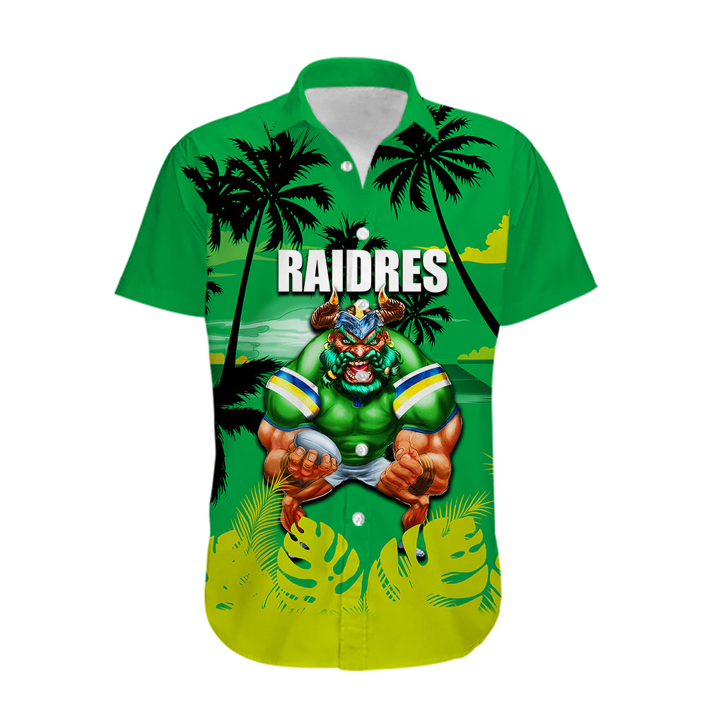 NRL Raiders Hawaiian Shirt Summer Vibe Style - Vibe Hoodie Shop