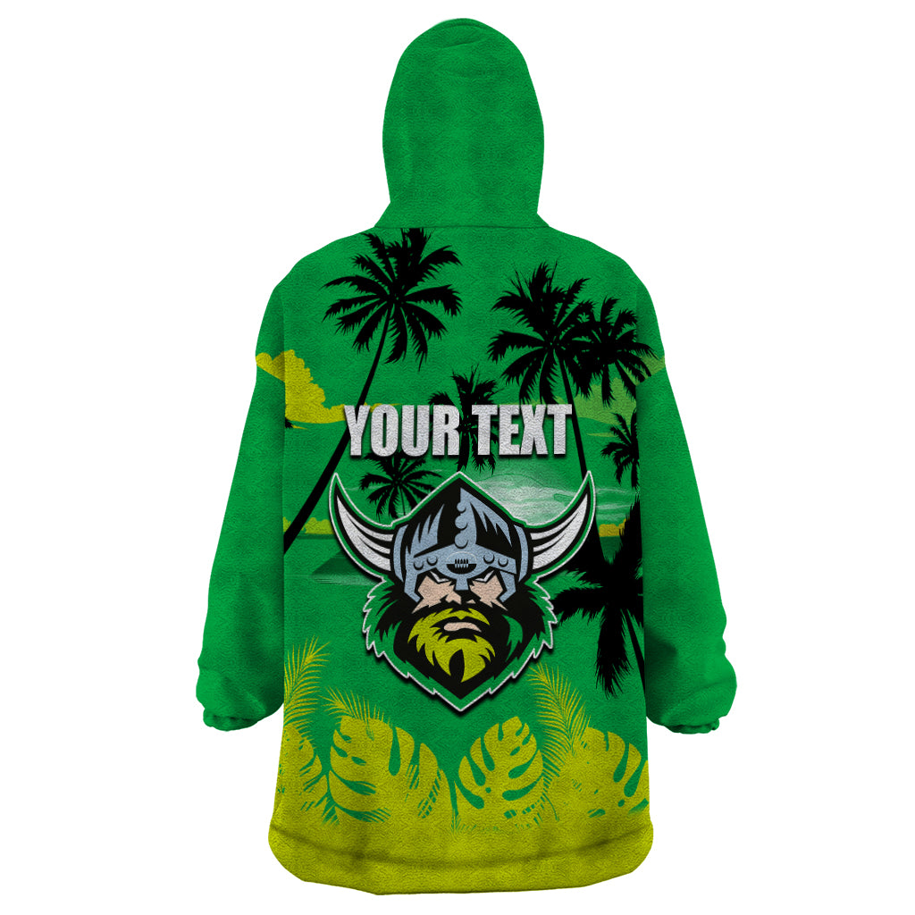 NRL Raiders Wearable Blanket Hoodie Summer Vibe Style - Vibe Hoodie Shop