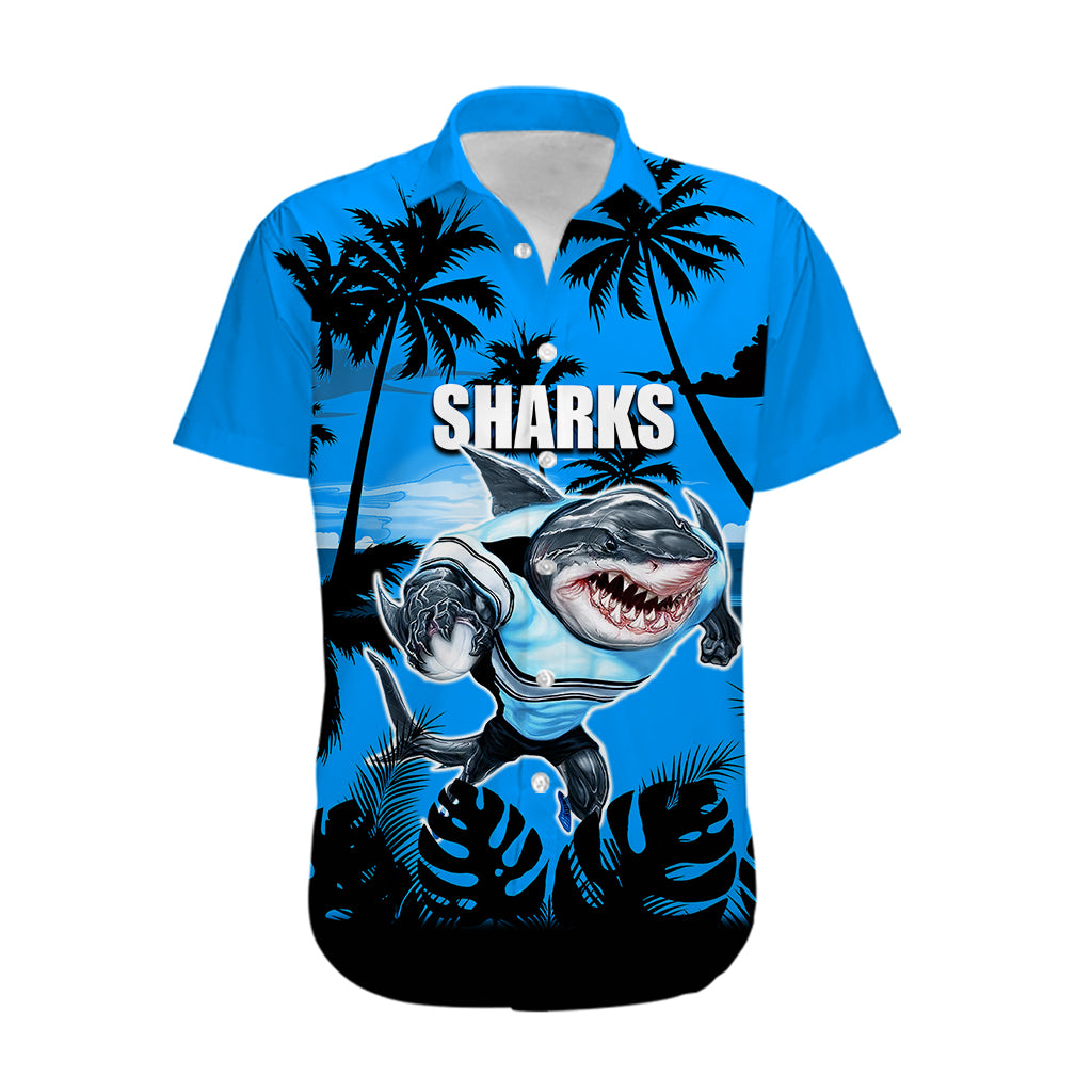 NRL Sharks Hawaiian Shirt Summer Vibe Style - Vibe Hoodie Shop