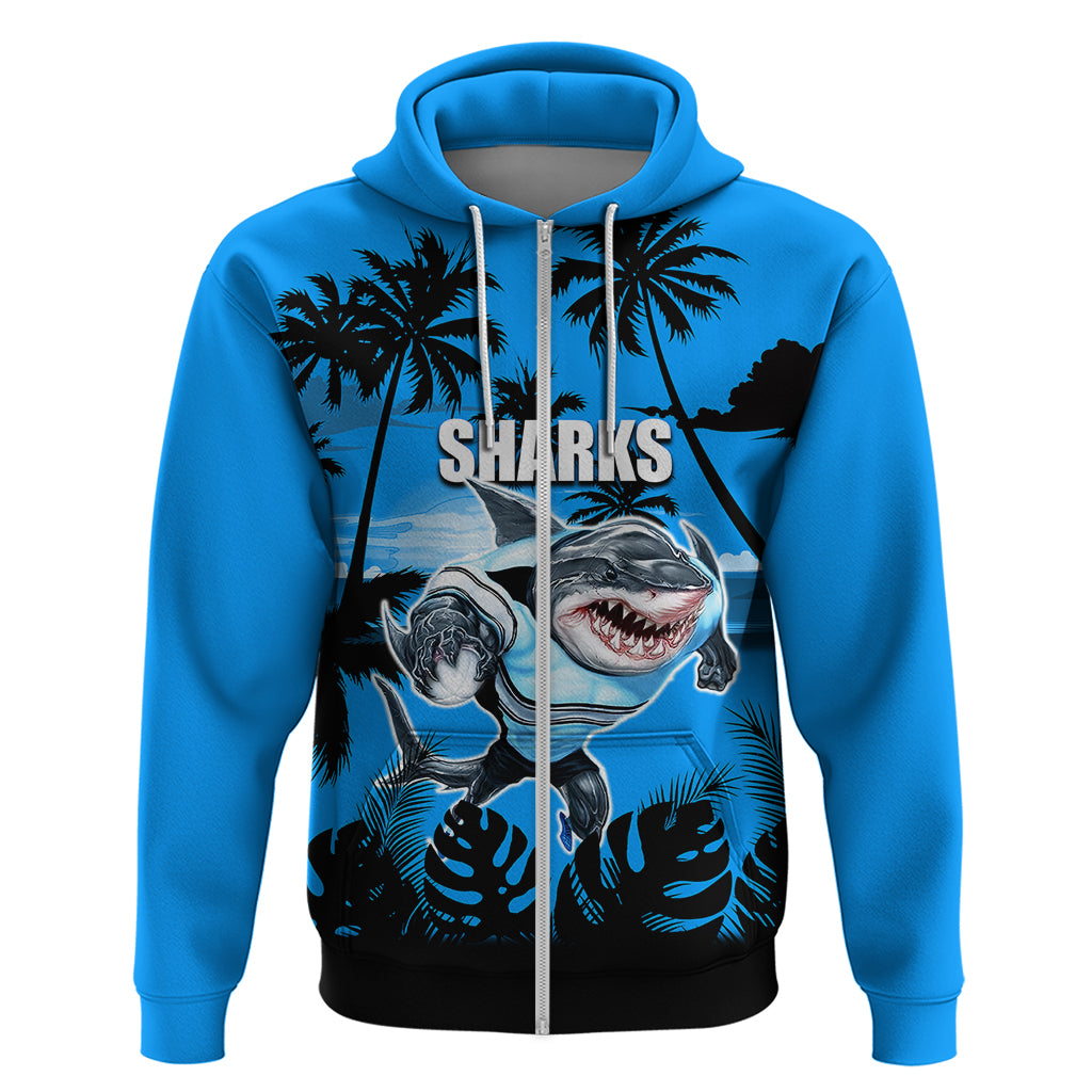 NRL Sharks Hoodie Summer Vibe Style LT6 - Vibe Hoodie Shop