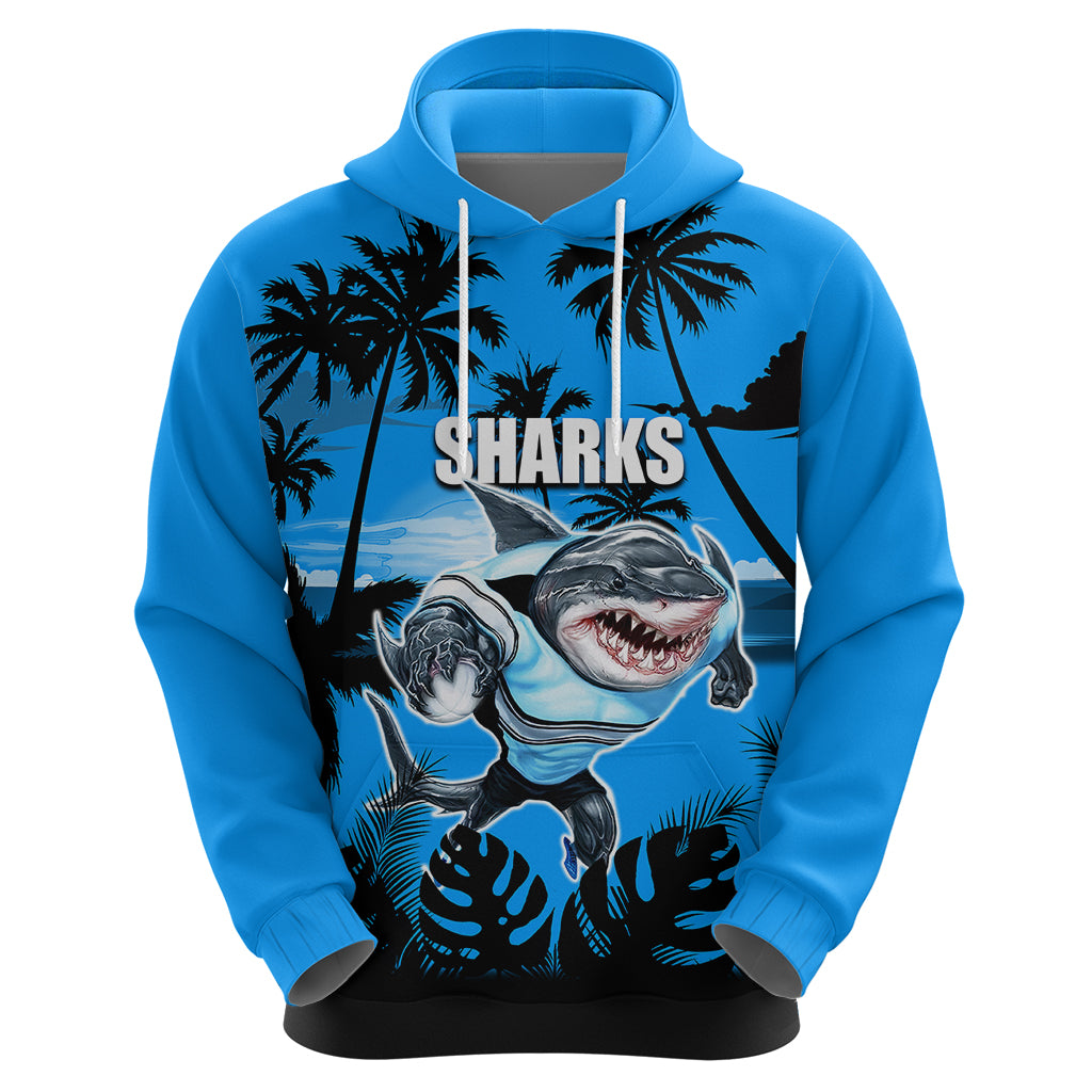 NRL Sharks Hoodie Summer Vibe Style LT6 - Vibe Hoodie Shop