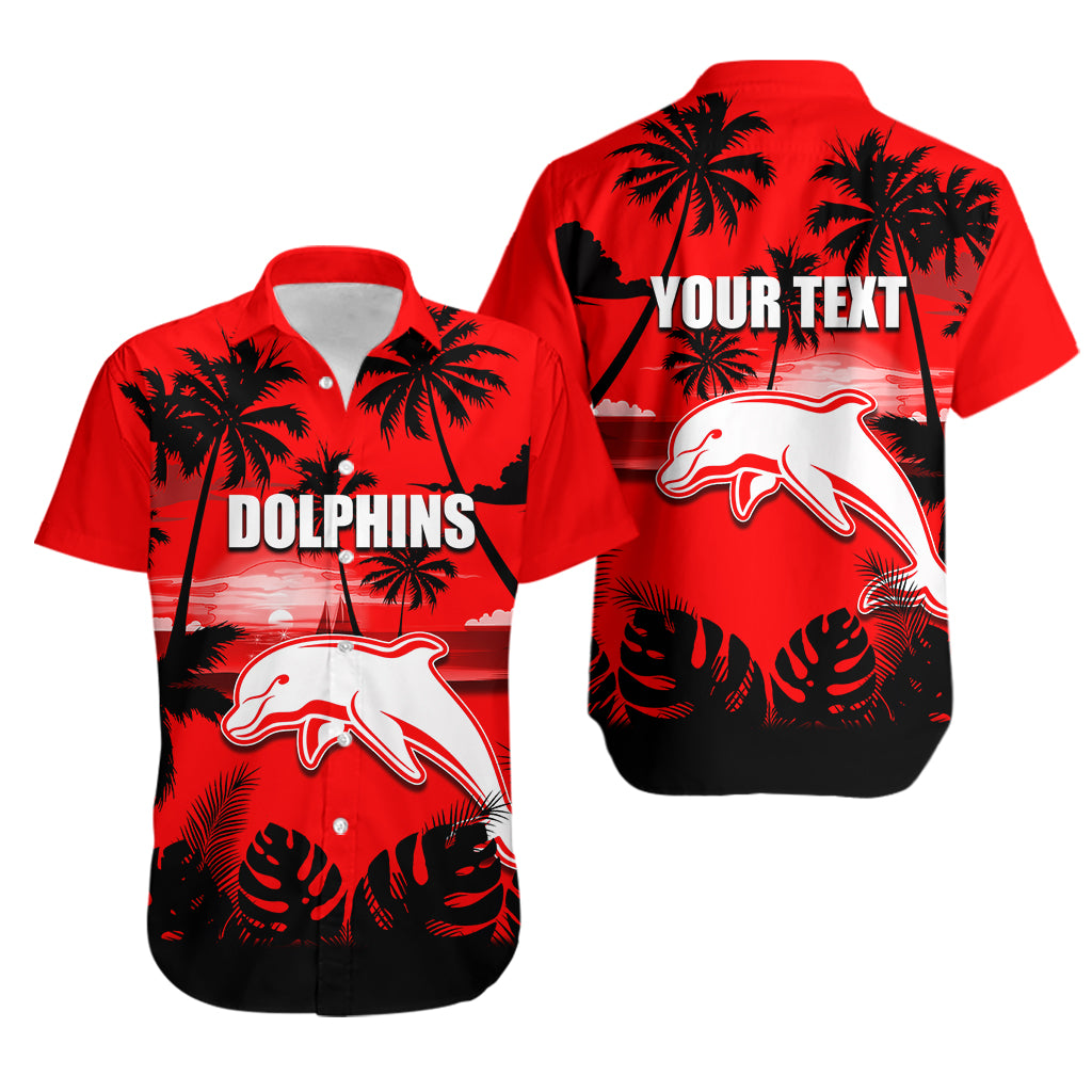 NRL Dolphins Hawaiian Shirt Summer Vibe Style - Vibe Hoodie Shop