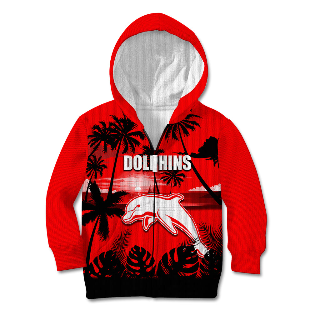 NRL Dolphins Kid Hoodie Summer Vibe Style - Vibe Hoodie Shop