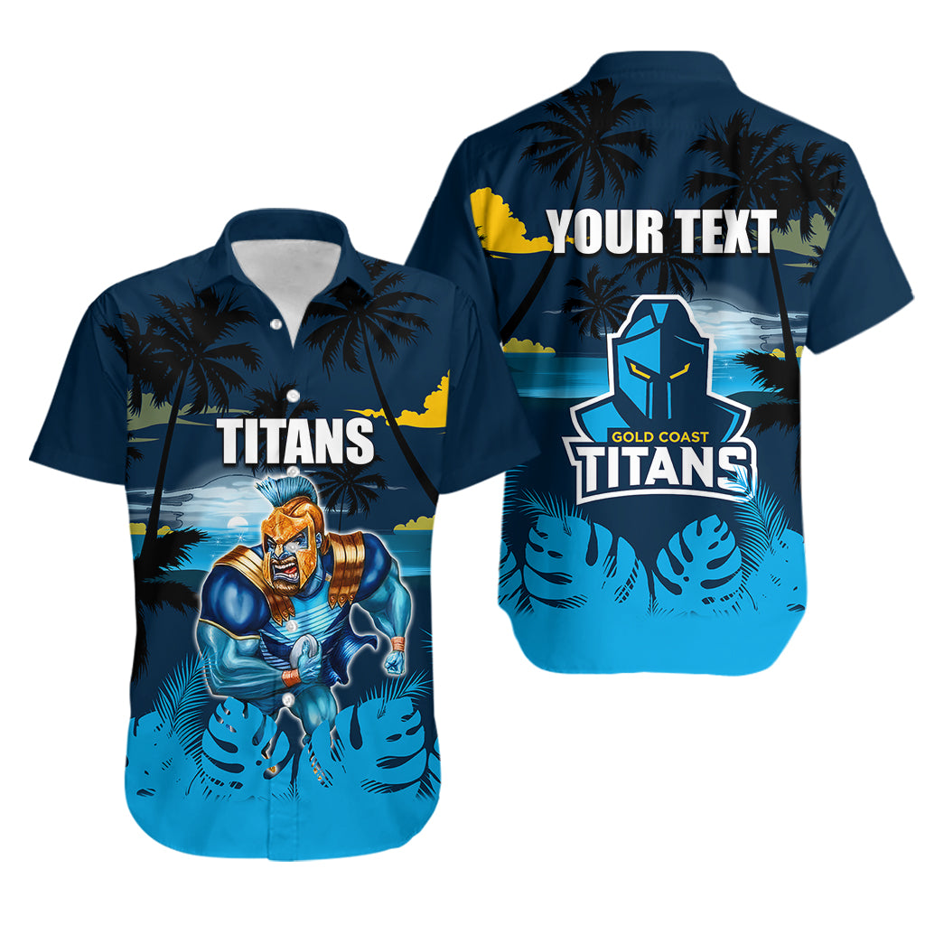 NRL Titans Hawaiian Shirt Summer Vibe Style - Vibe Hoodie Shop