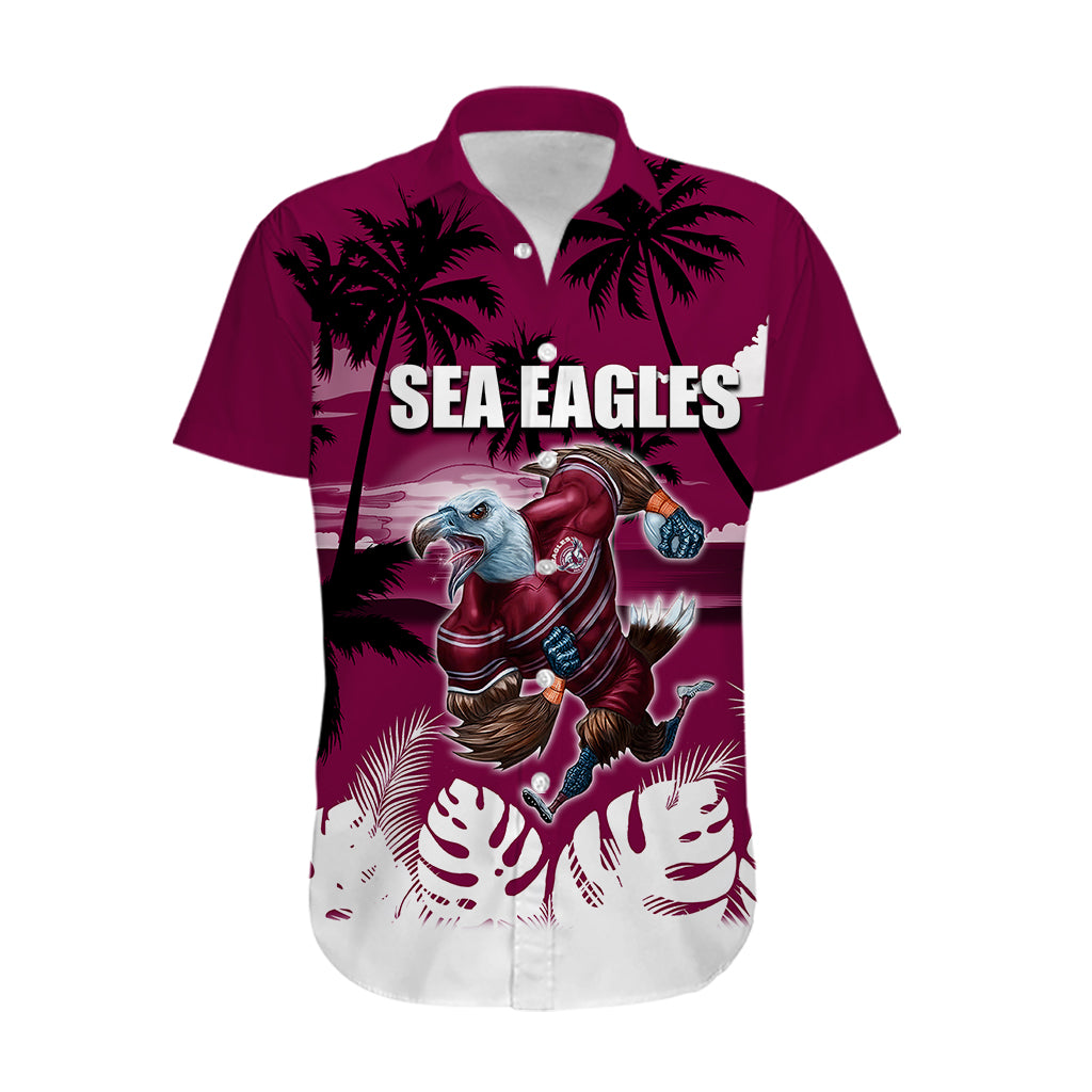 NRL Sea Eagles Hawaiian Shirt Summer Vibe Style - Vibe Hoodie Shop