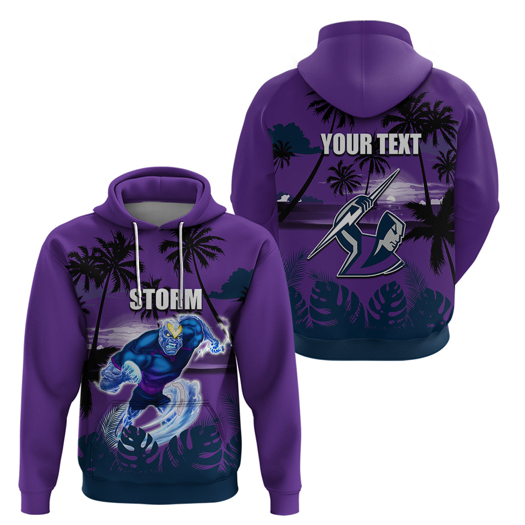 NRL Storm Hoodie Summer Vibe Style LT6 - Vibe Hoodie Shop