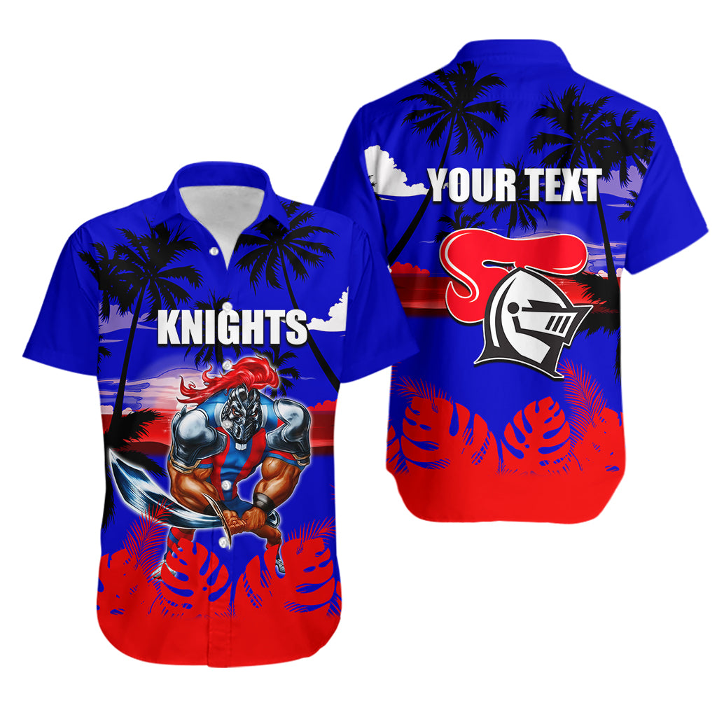 NRL Knights Hawaiian Shirt Summer Vibe Style - Vibe Hoodie Shop