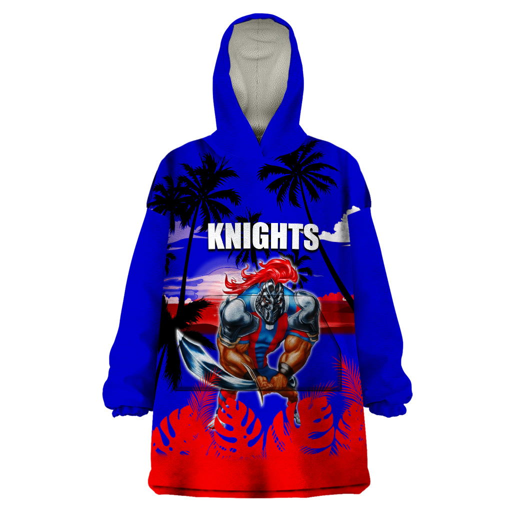 NRL Knights Wearable Blanket Hoodie Summer Vibe Style - Vibe Hoodie Shop