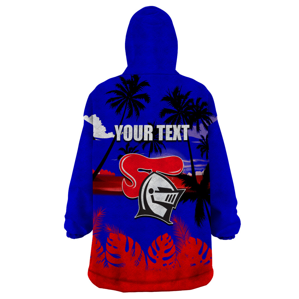 NRL Knights Wearable Blanket Hoodie Summer Vibe Style - Vibe Hoodie Shop