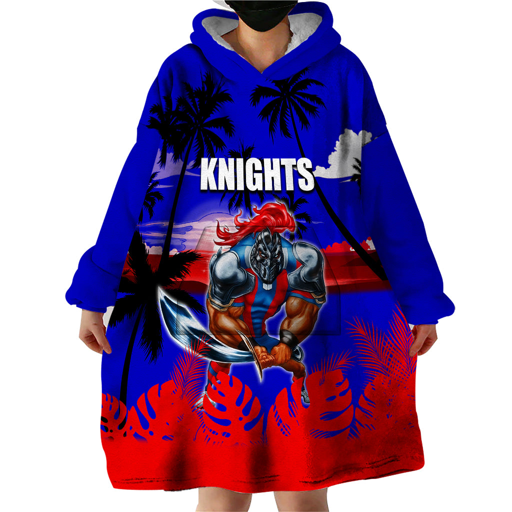 NRL Knights Wearable Blanket Hoodie Summer Vibe Style - Vibe Hoodie Shop