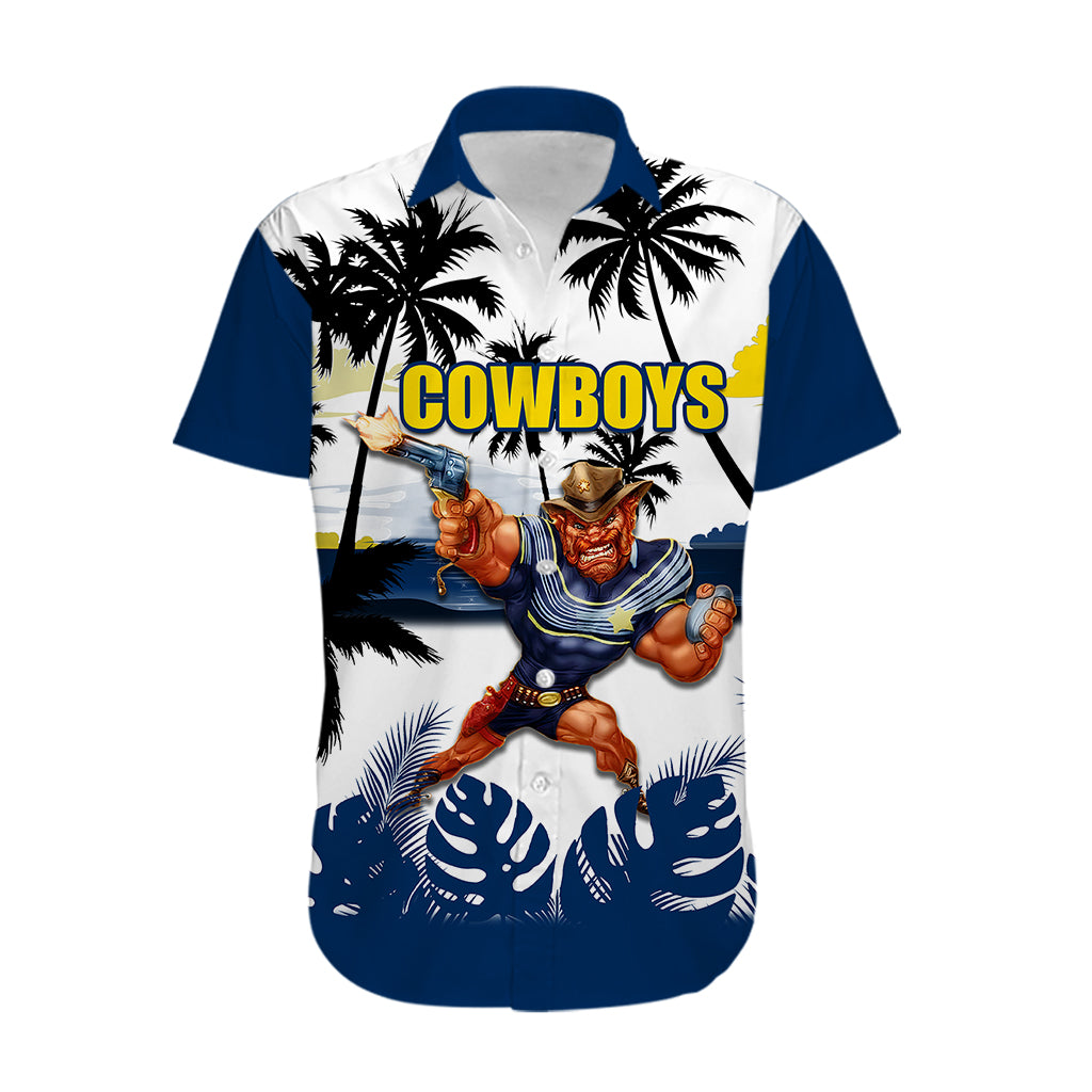 NRL Cowboys Hawaiian Shirt Summer Vibe Style - Vibe Hoodie Shop