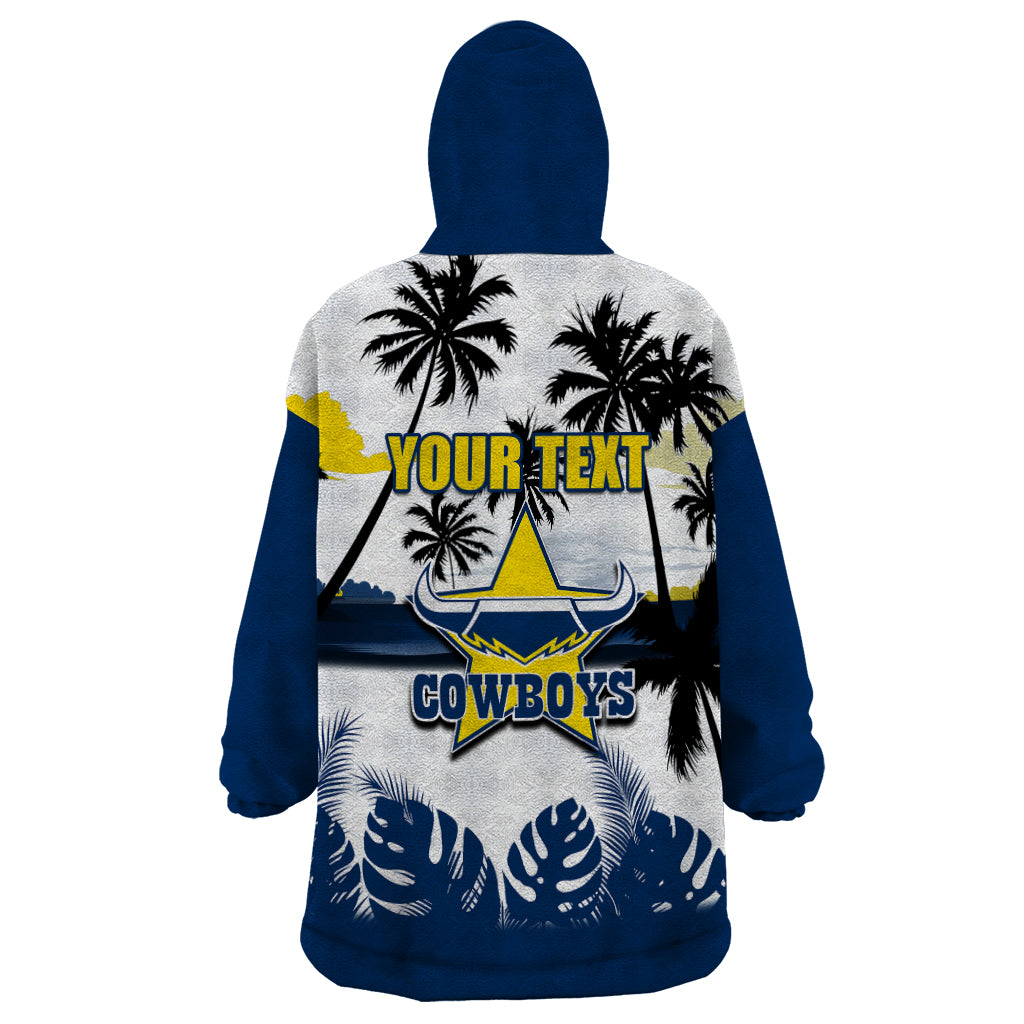 NRL Cowboys Wearable Blanket Hoodie Summer Vibe Style - Vibe Hoodie Shop