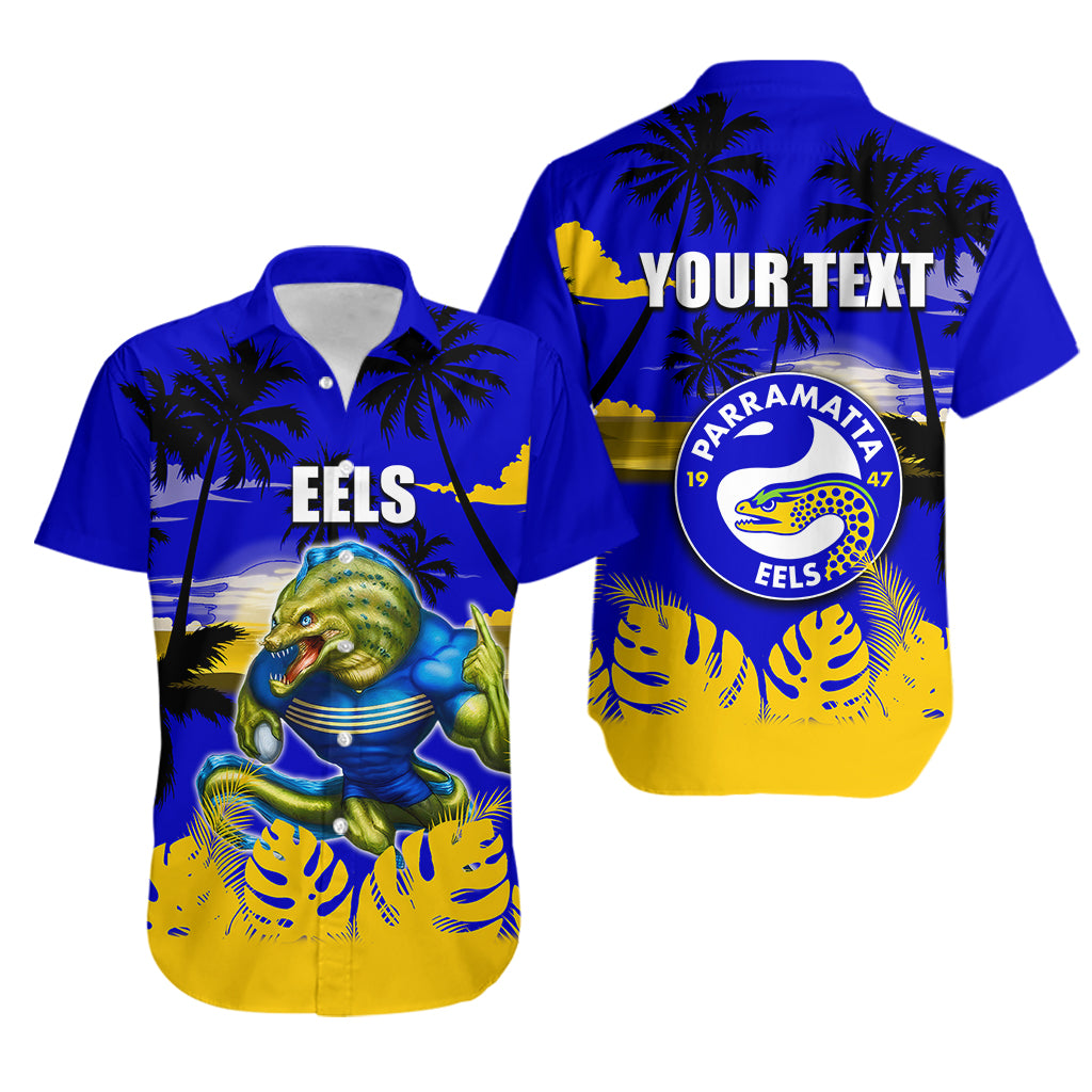 NRL Eels Hawaiian Shirt Summer Vibe Style - Vibe Hoodie Shop