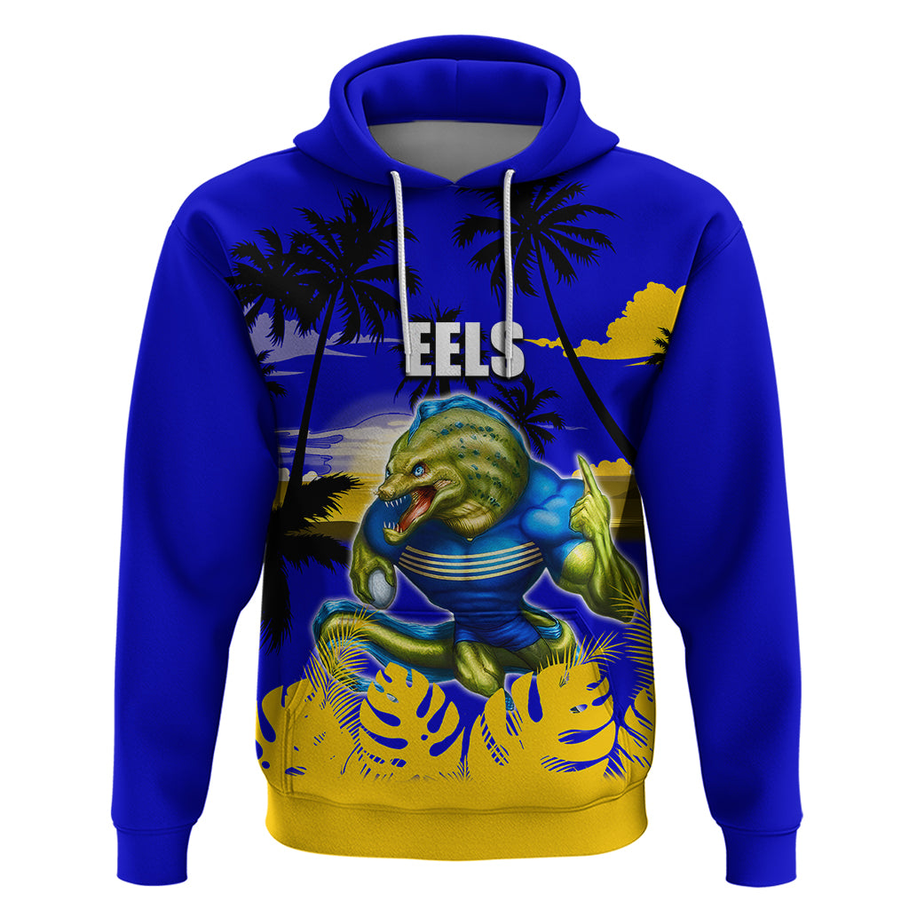 NRL Eels Hoodie Summer Vibe Style LT6 - Vibe Hoodie Shop