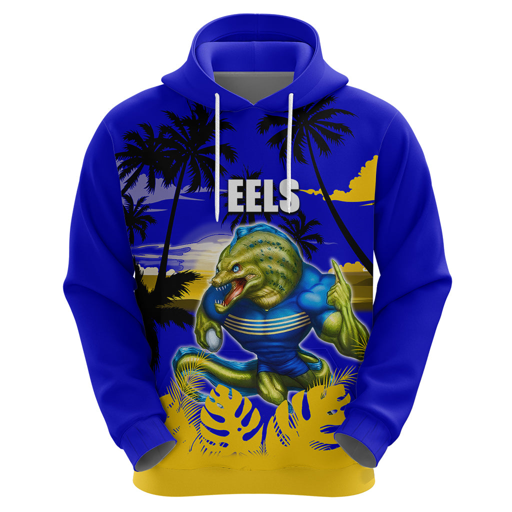 NRL Eels Hoodie Summer Vibe Style LT6 - Vibe Hoodie Shop