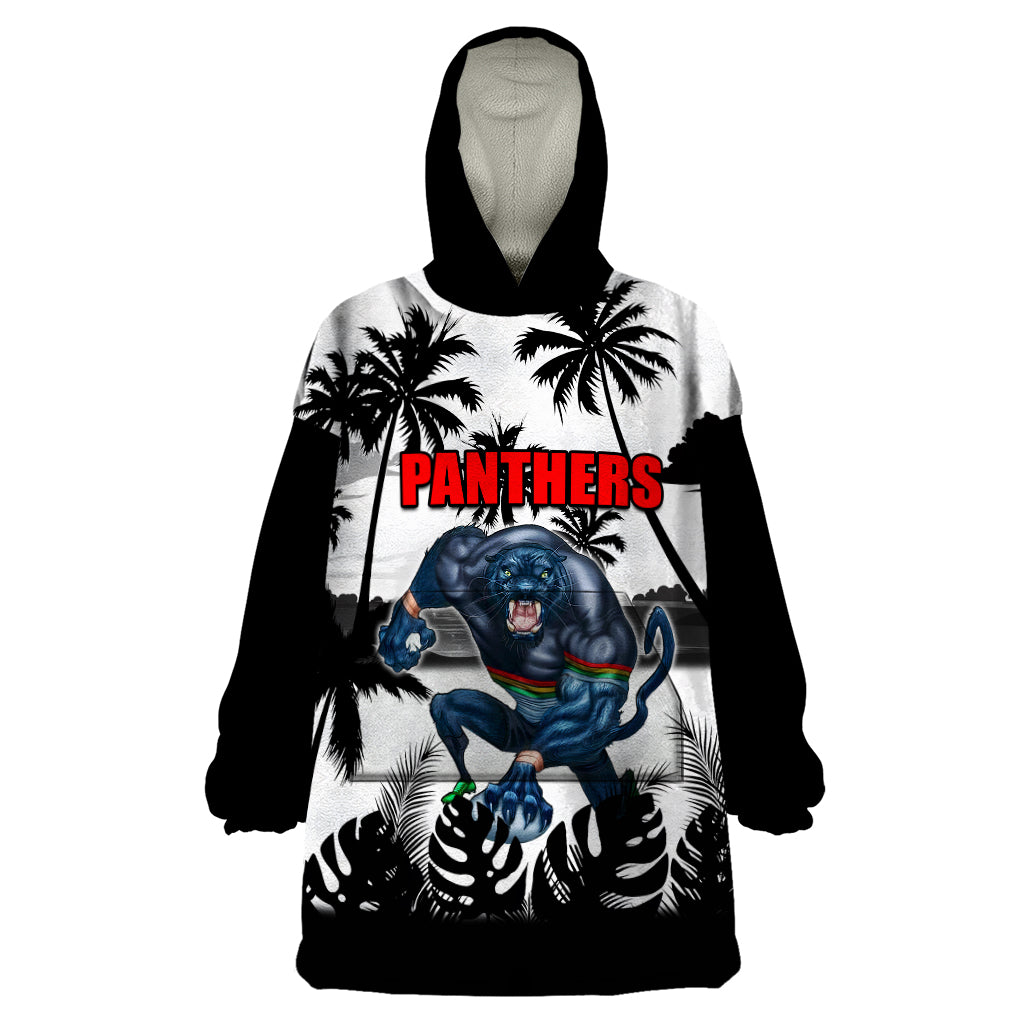 NRL Panthers Wearable Blanket Hoodie Summer Vibe Style - Vibe Hoodie Shop