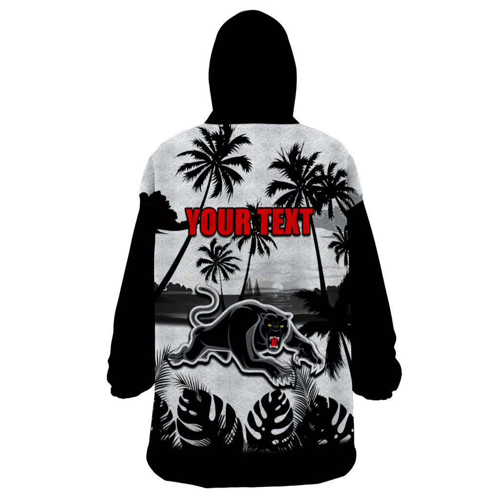 NRL Panthers Wearable Blanket Hoodie Summer Vibe Style - Vibe Hoodie Shop