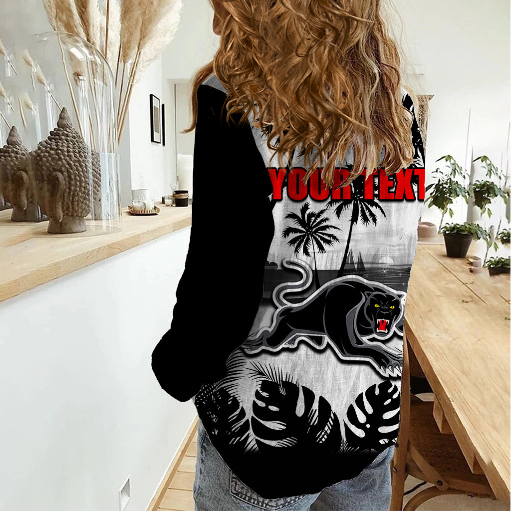 NRL Panthers Women Casual Shirt Summer Vibe Style - Vibe Hoodie Shop