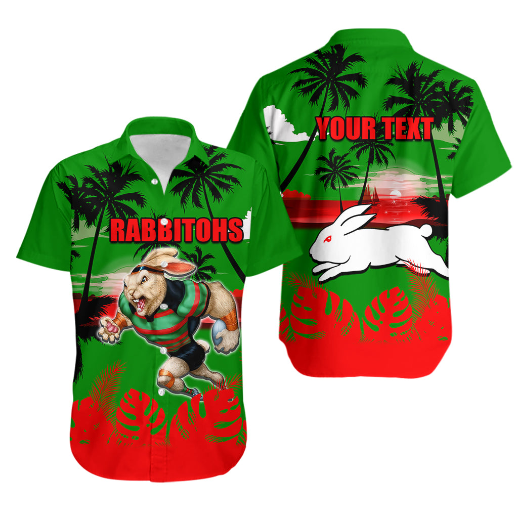 NRL Rabbitohs Hawaiian Shirt Summer Vibe Style - Vibe Hoodie Shop