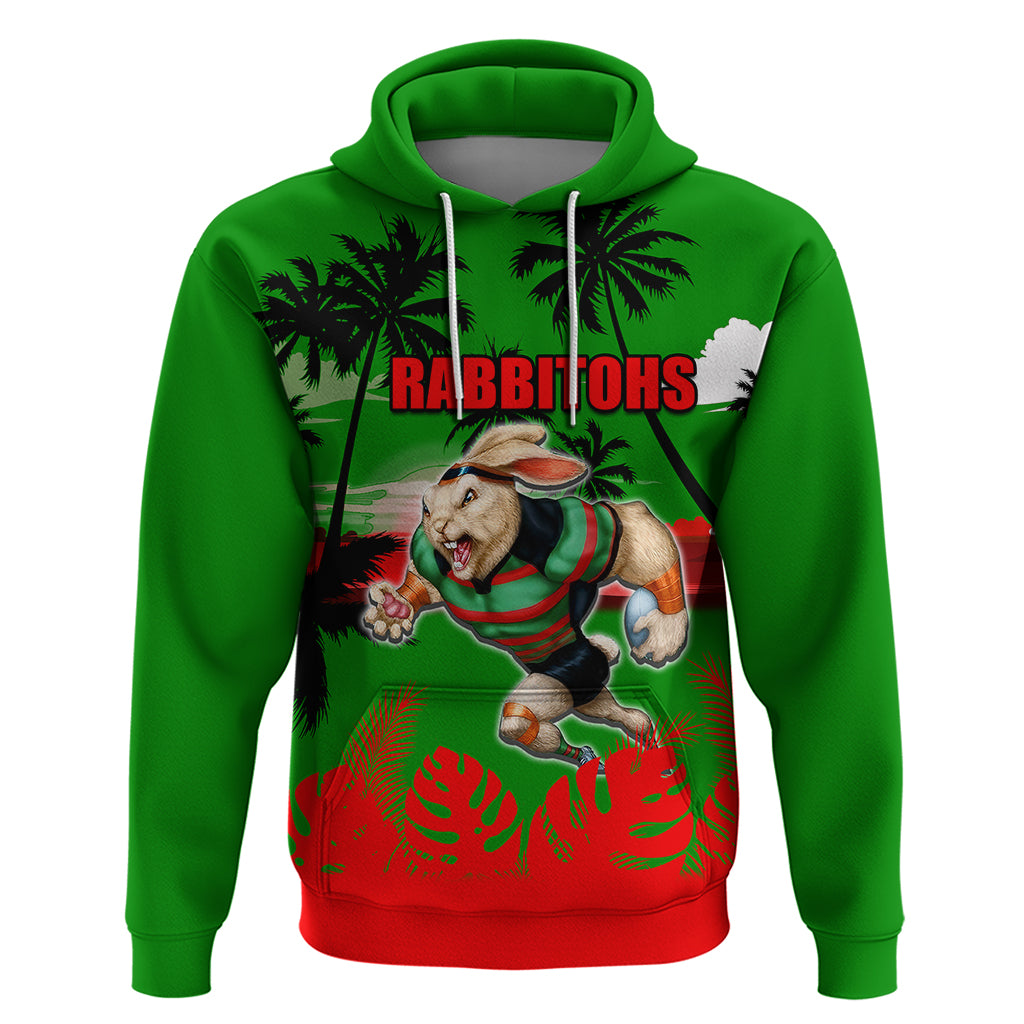 NRL Rabbitohs Hoodie Summer Vibe Style LT6 - Vibe Hoodie Shop