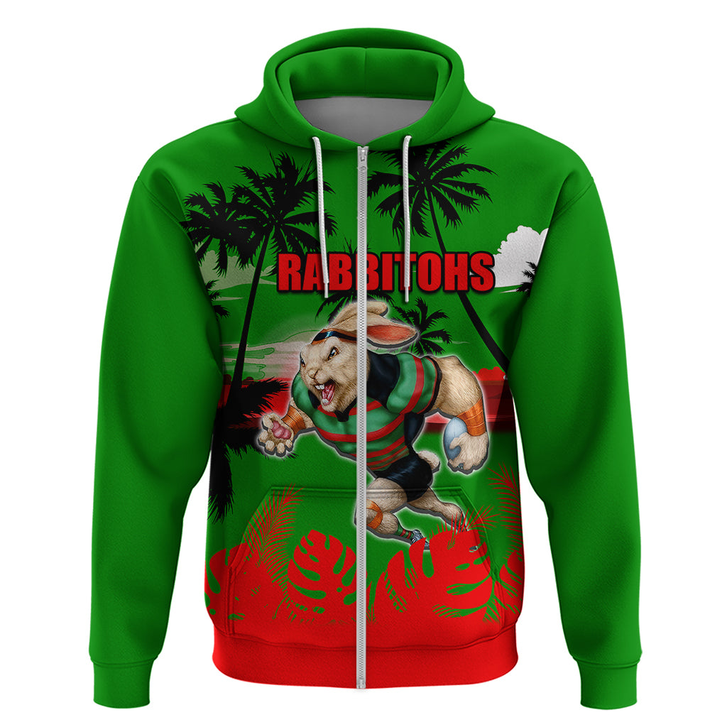 NRL Rabbitohs Hoodie Summer Vibe Style LT6 - Vibe Hoodie Shop