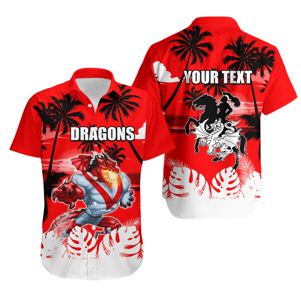NRL Dragons Hawaiian Shirt Summer Vibe Style - Vibe Hoodie Shop