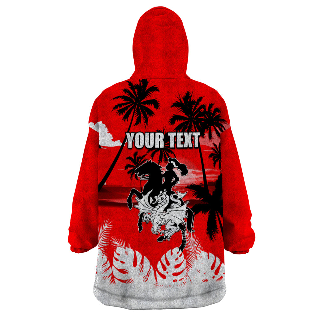 NRL Dragons Wearable Blanket Hoodie Summer Vibe Style - Vibe Hoodie Shop