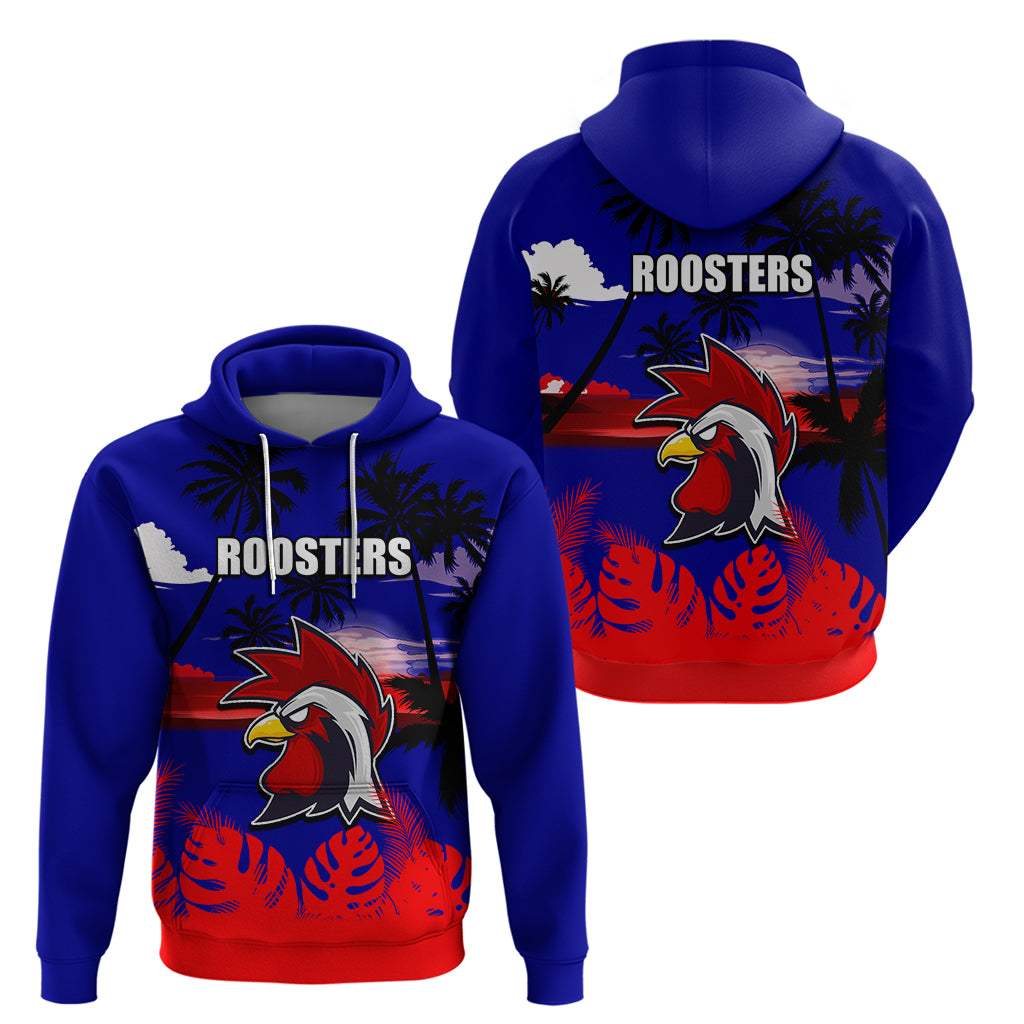 NRL Roosters Hoodie Summer Vibe Style LT6 - Vibe Hoodie Shop