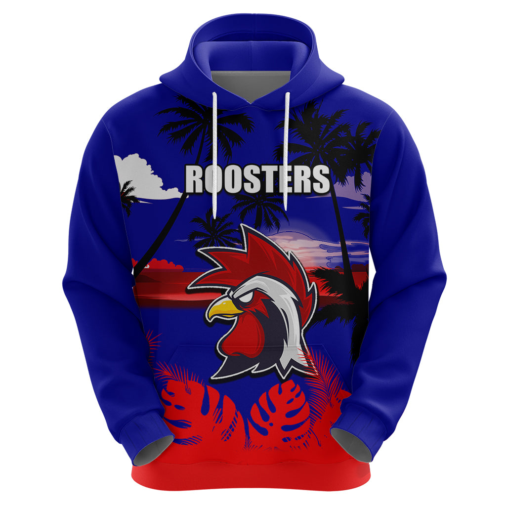 NRL Roosters Hoodie Summer Vibe Style LT6 - Vibe Hoodie Shop