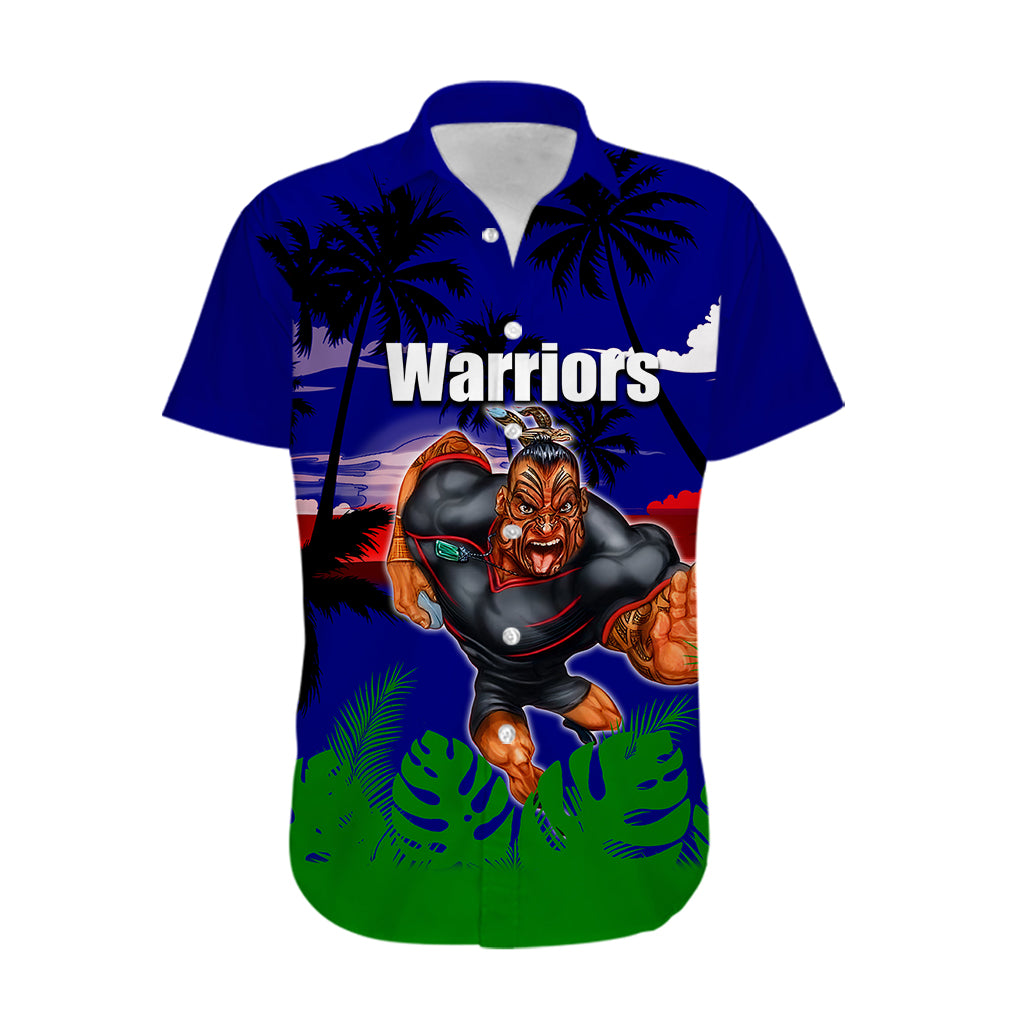 NRL Warriors Hawaiian Shirt Summer Vibe Style - Vibe Hoodie Shop