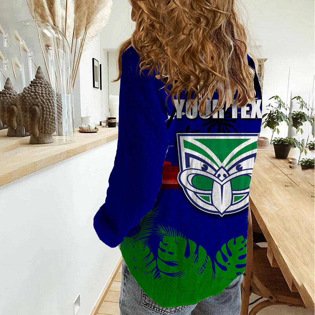 NRL Warriors Women Casual Shirt Summer Vibe Style - Vibe Hoodie Shop