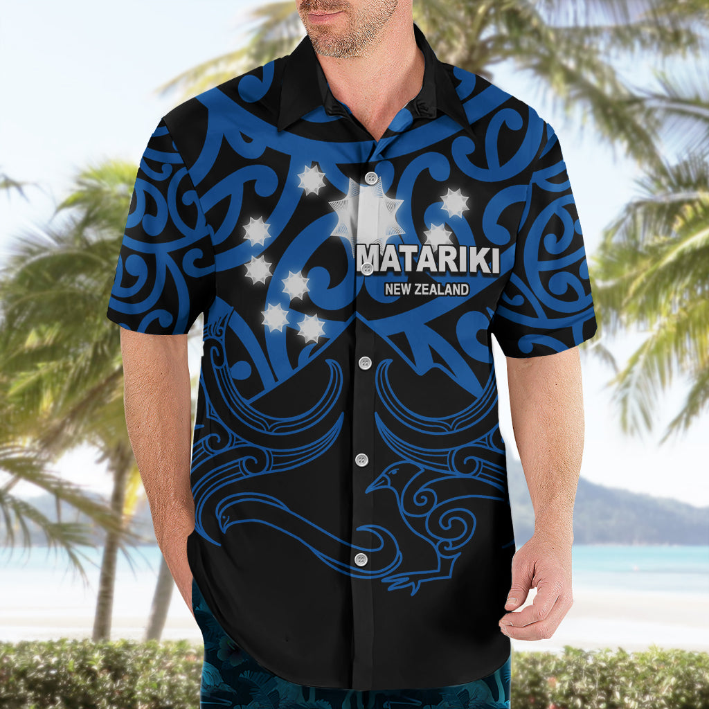 Matariki New Zealand Hawaiian Shirt Maori New Year Blue - Vibe Hoodie Shop