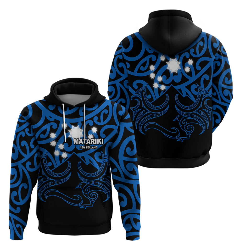 Matariki New Zealand Hoodie Maori New Year Blue LT6 - Vibe Hoodie Shop
