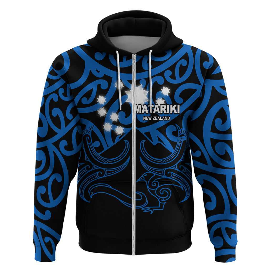 Matariki New Zealand Hoodie Maori New Year Blue LT6 - Vibe Hoodie Shop