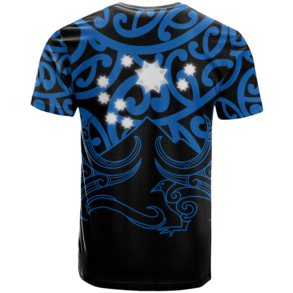 Matariki New Zealand T Shirt Maori New Year Blue - Vibe Hoodie Shop