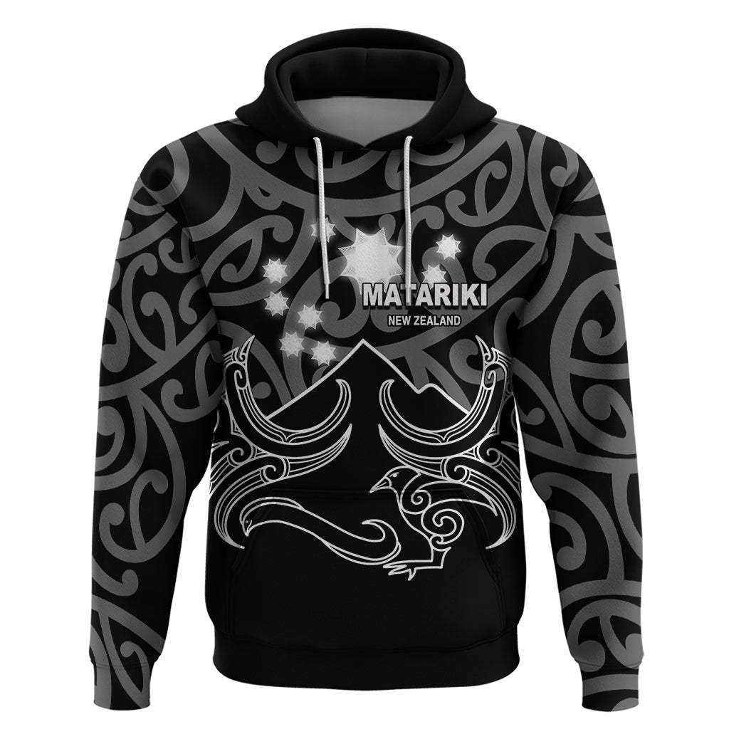 Matariki New Zealand Hoodie Maori New Year White LT6 - Vibe Hoodie Shop