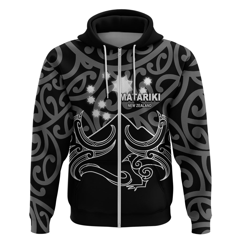 Matariki New Zealand Hoodie Maori New Year White LT6 - Vibe Hoodie Shop