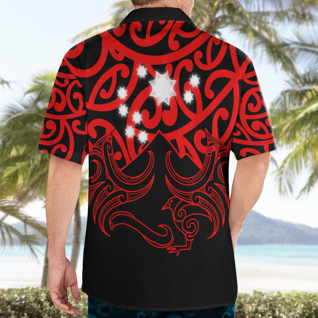 Matariki New Zealand Hawaiian Shirt Maori New Year Red - Vibe Hoodie Shop
