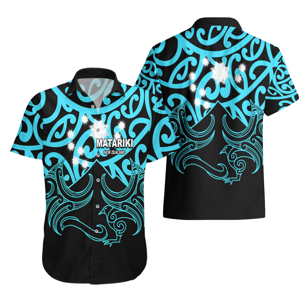 Matariki New Zealand Hawaiian Shirt Maori New Year Light Blue - Vibe Hoodie Shop