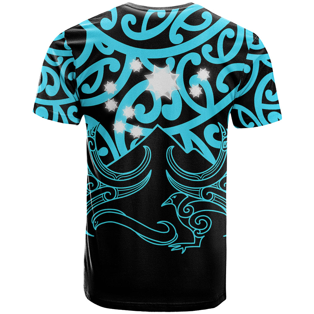 Matariki New Zealand T Shirt Maori New Year Light Blue - Vibe Hoodie Shop