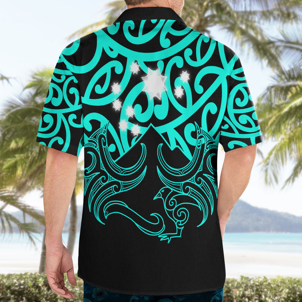 Matariki New Zealand Hawaiian Shirt Maori New Year Turquoise - Vibe Hoodie Shop
