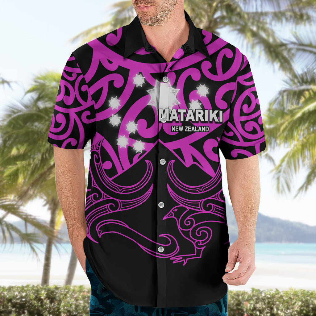 Matariki New Zealand Hawaiian Shirt Maori New Year Purple - Vibe Hoodie Shop