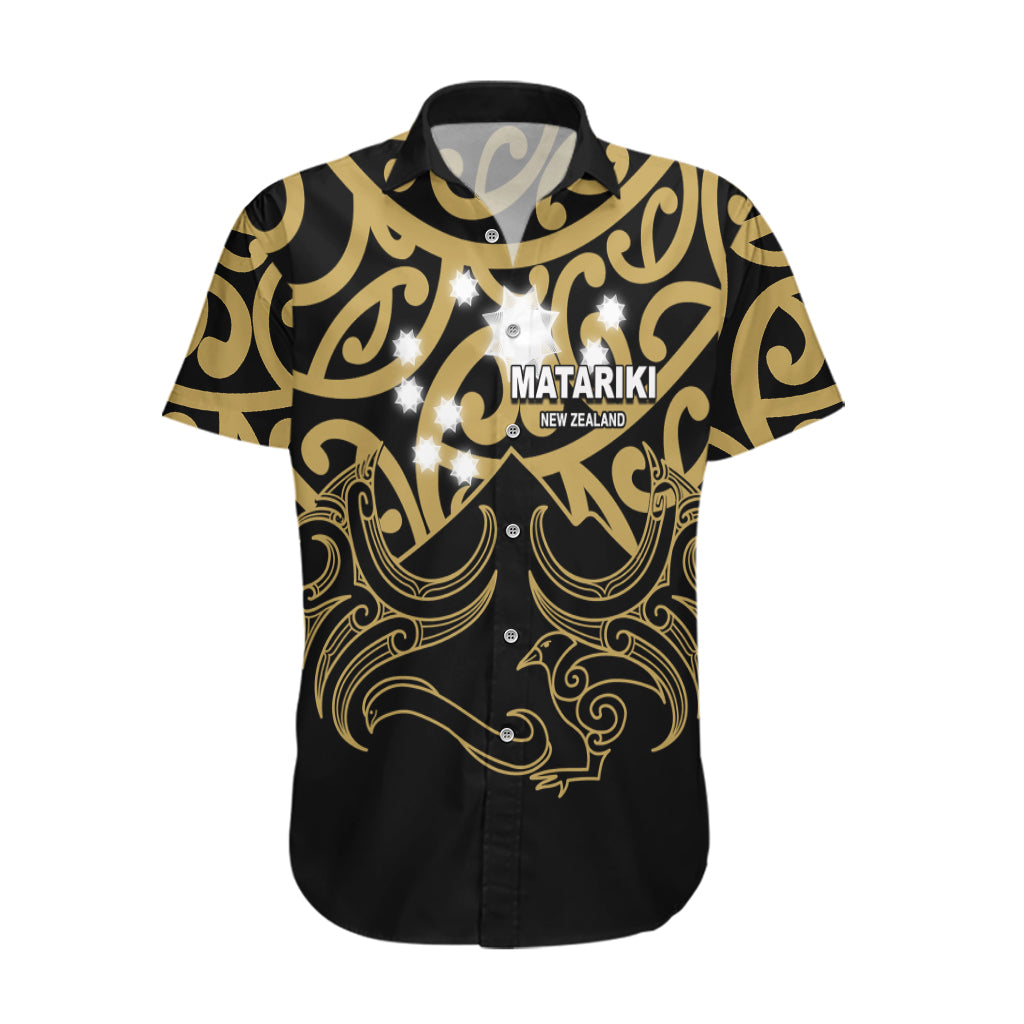 Matariki New Zealand Hawaiian Shirt Maori New Year Gold - Vibe Hoodie Shop