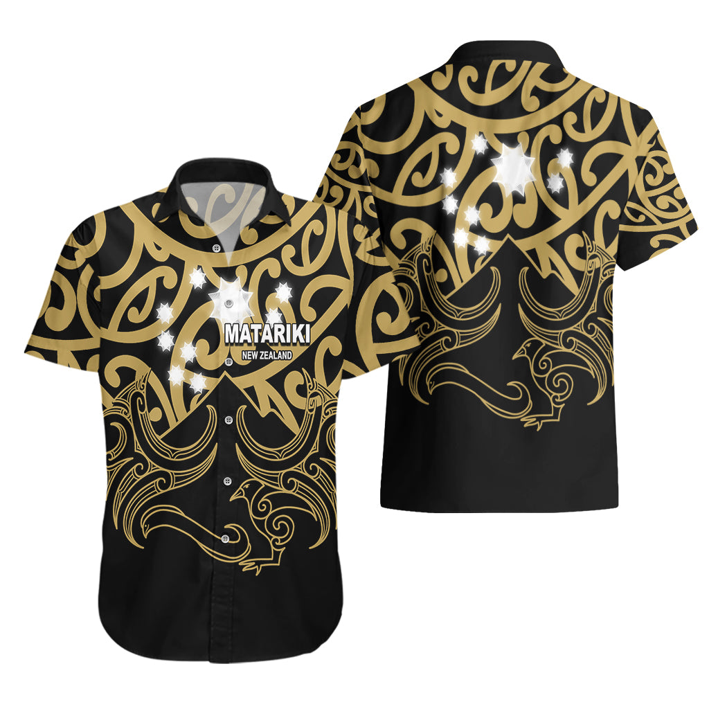 Matariki New Zealand Hawaiian Shirt Maori New Year Gold - Vibe Hoodie Shop