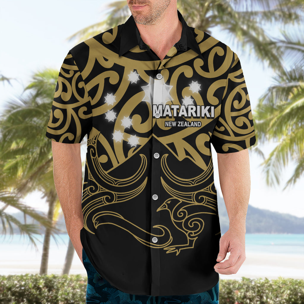 Matariki New Zealand Hawaiian Shirt Maori New Year Gold - Vibe Hoodie Shop