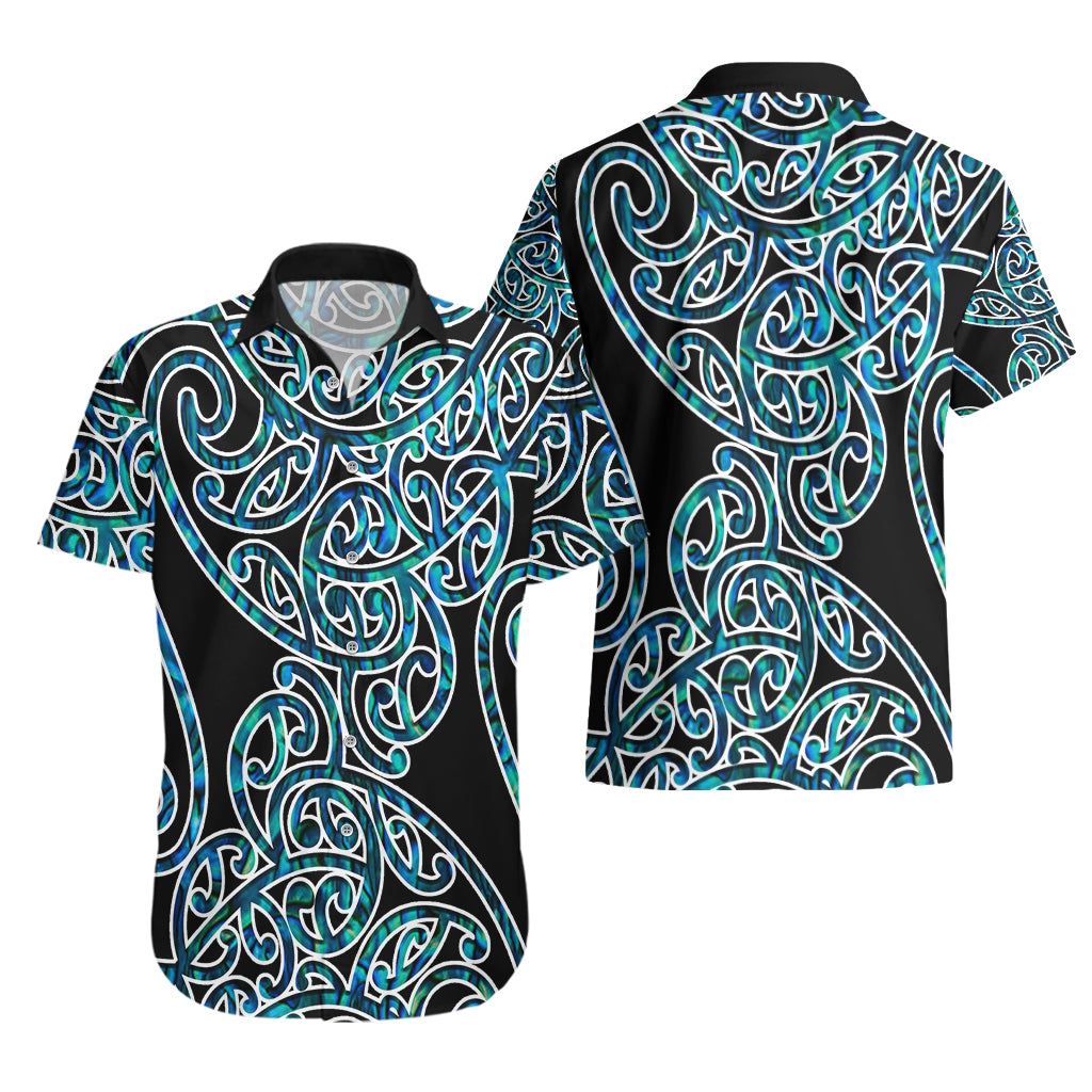 New Zealand Hawaiian Shirt Maori Pattern Papua Shell - Vibe Hoodie Shop