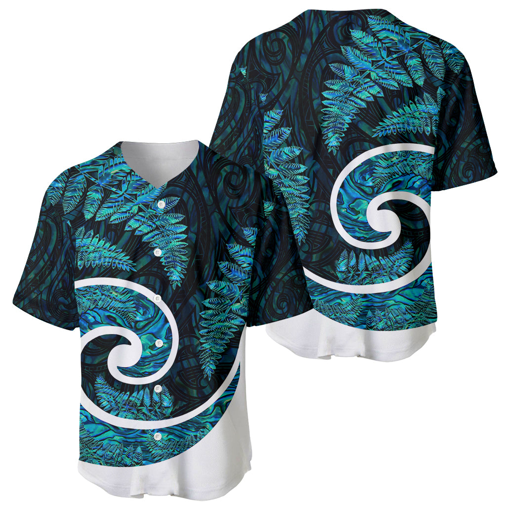 New Zealand Baseball Jersey Maori With Silver Fern Papua Shell Green Ver.1 - Vibe Hoodie Shop